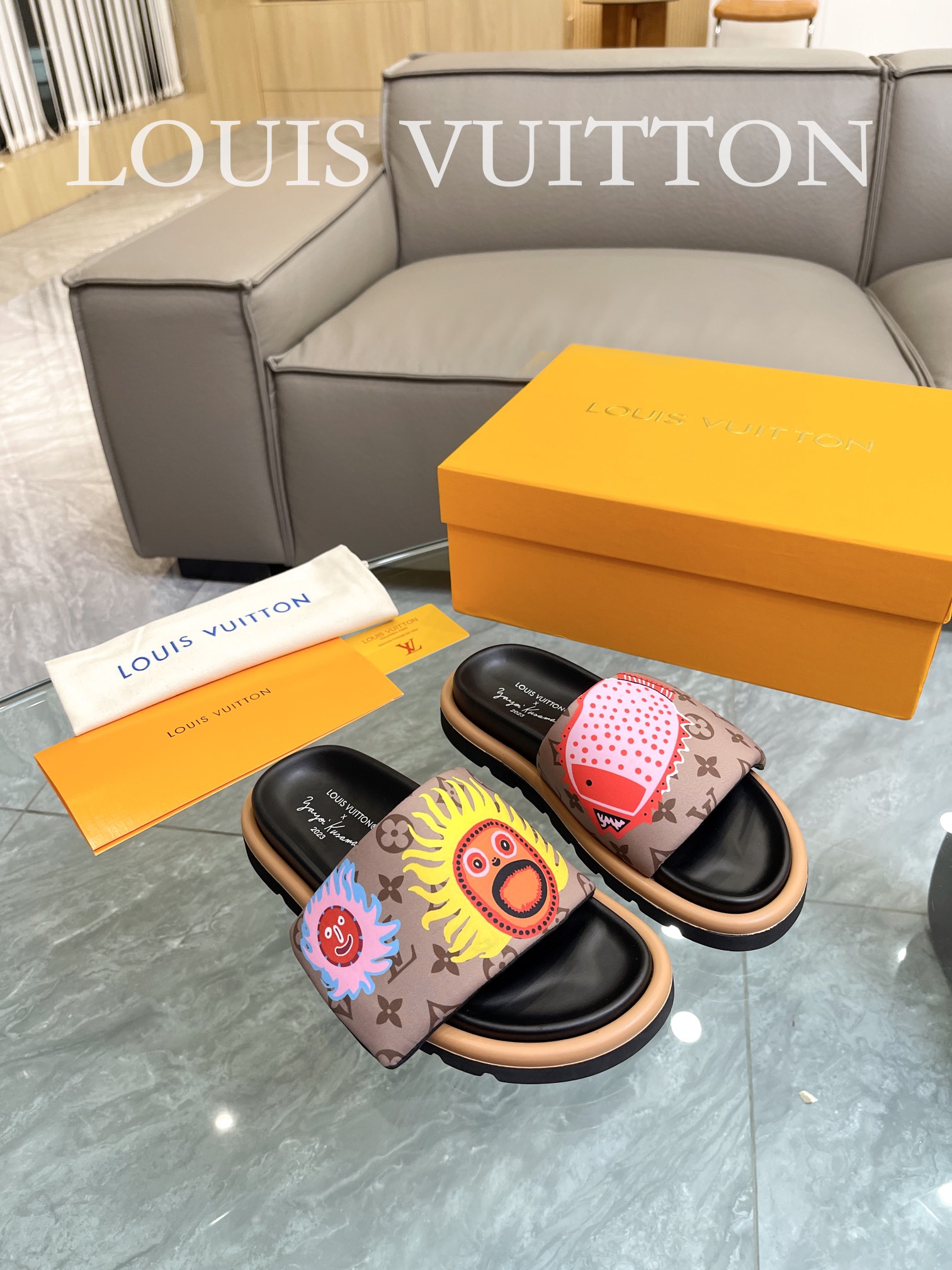 Louis Vuitton 2023 lovers mandarin duck shoes