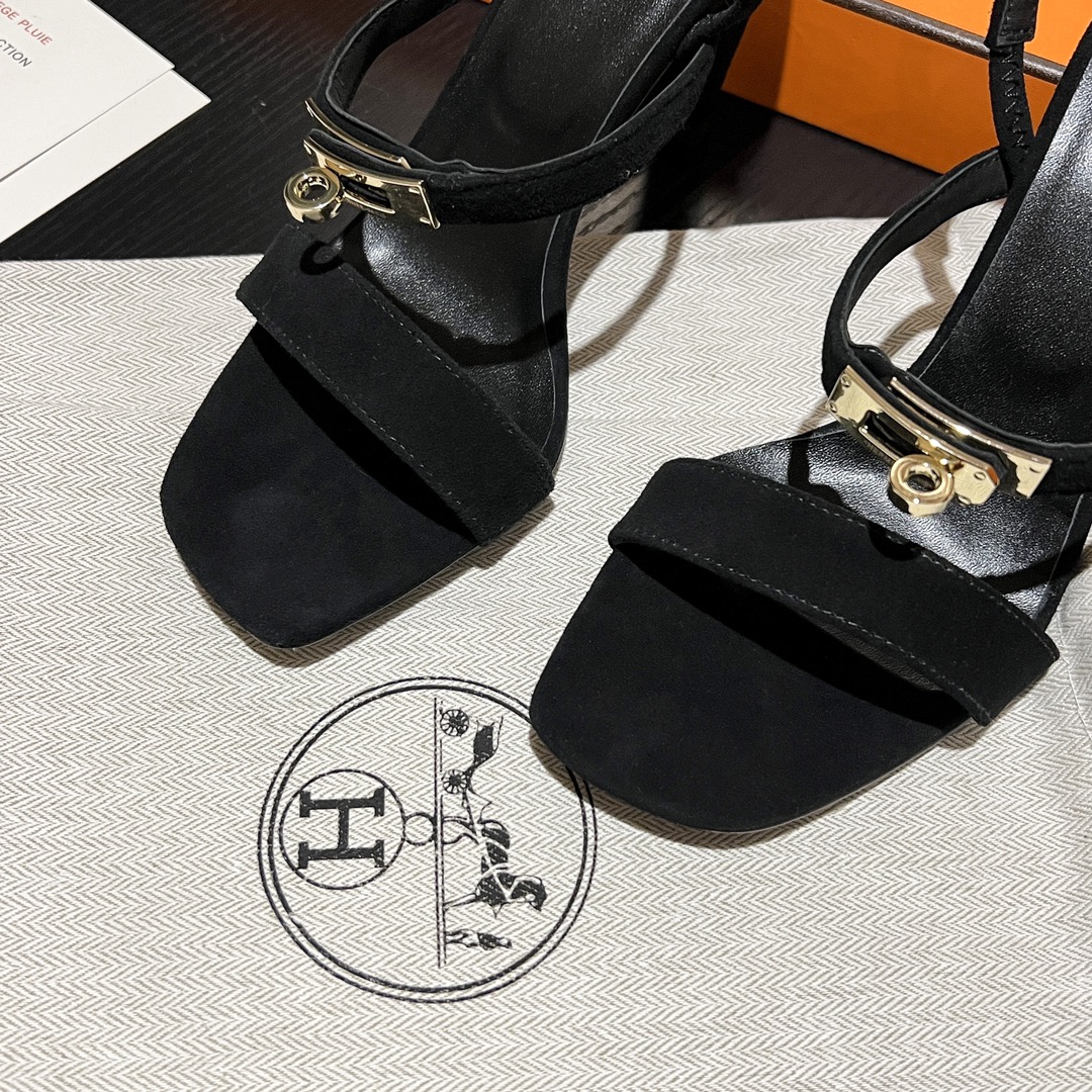 Hermes classic H high-heeled sandals series