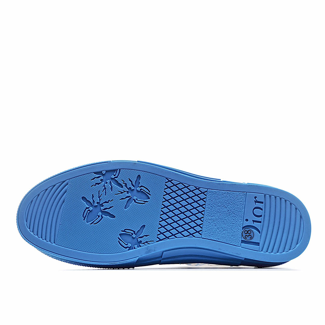 Dior B23 Oblique Slip-on Low Top Sneakers Sheer Print Sneakers