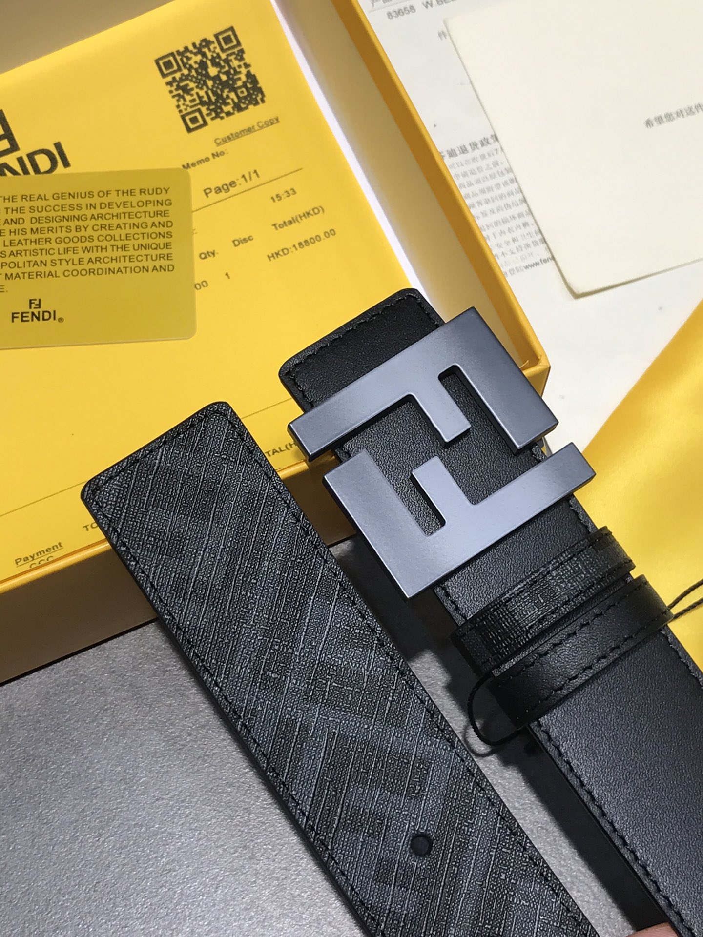 FENDI original rivet buckle