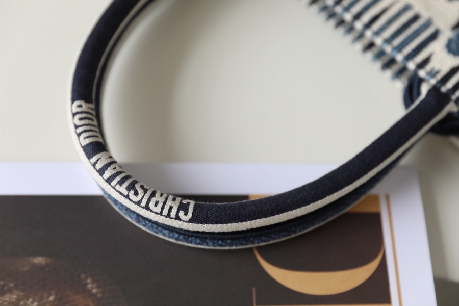 DIOR TOTE Blue Coconut Tree