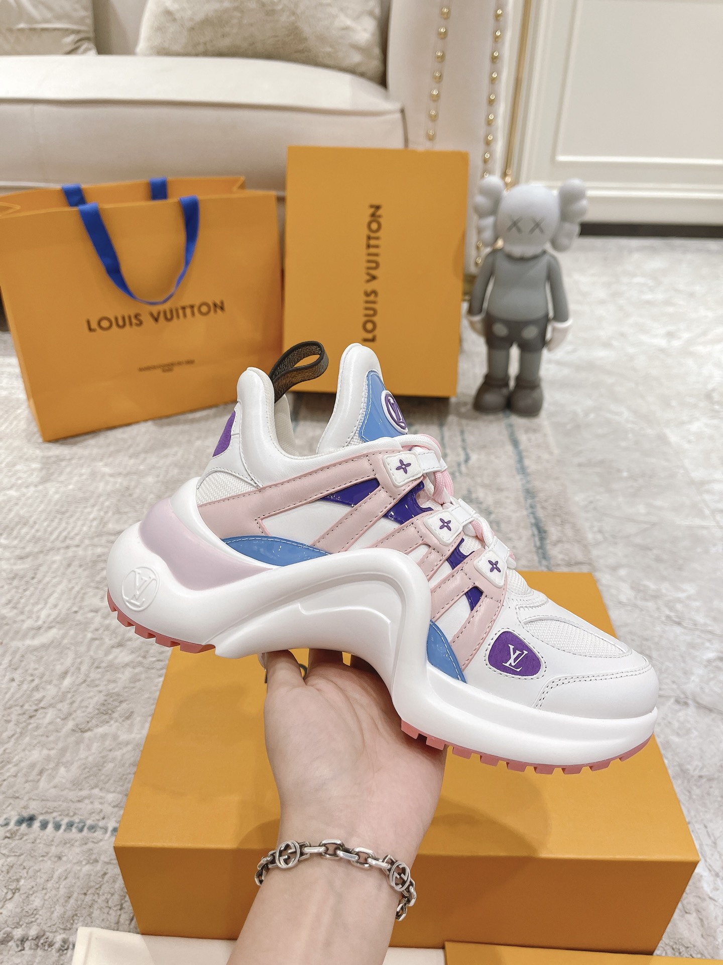 Louis Vuitton Archlight Donkey Brand Louis Vuitton Casual Sports Dad Shoes