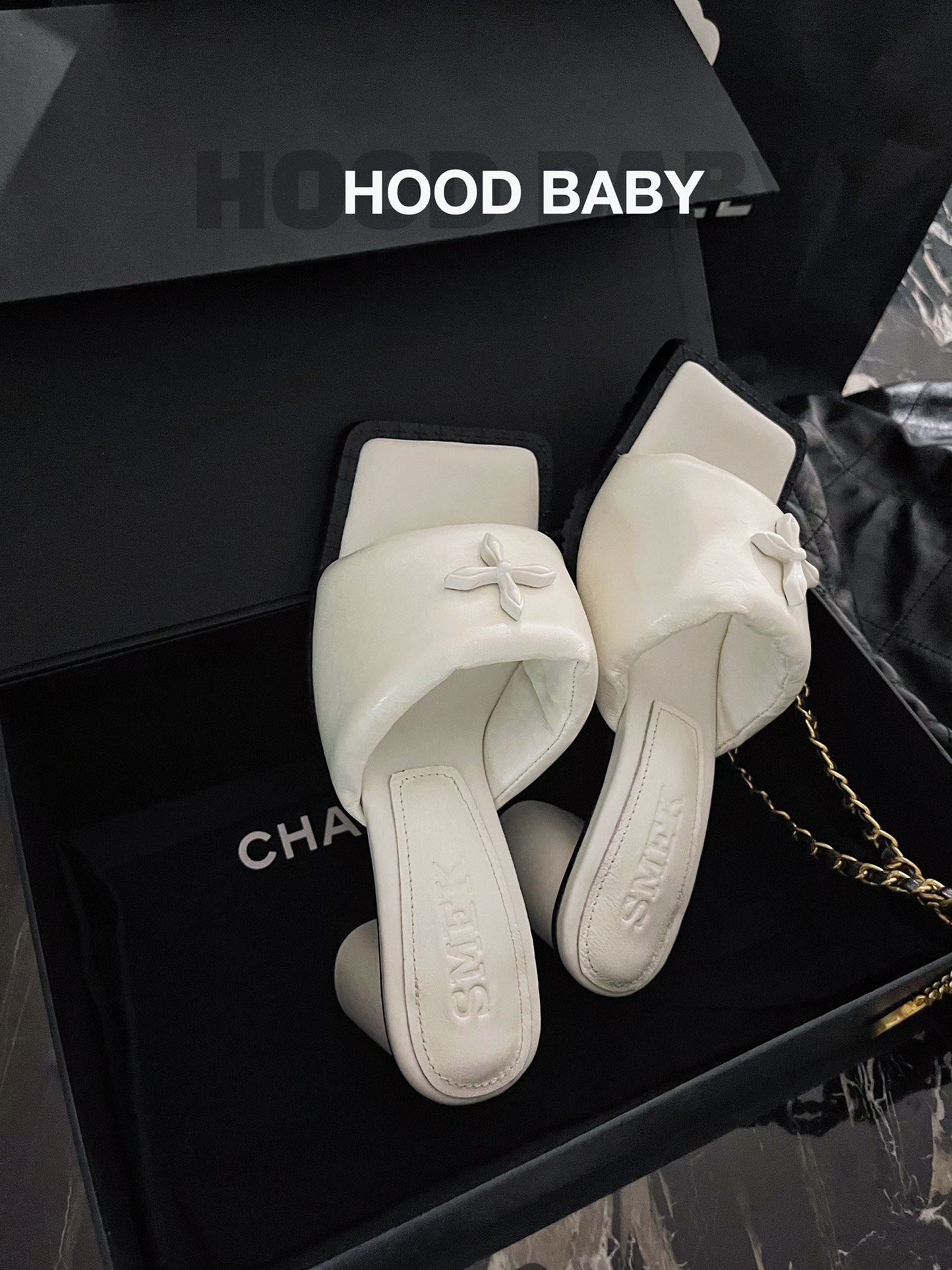 𝐒𝐌𝐅𝐊 ｜𝟐𝟎𝟐𝟐/𝐒𝐒 𝐧𝐞𝐰 SMFK new high heeled slippers uppers imported sheepskin rubber non-slip outsole