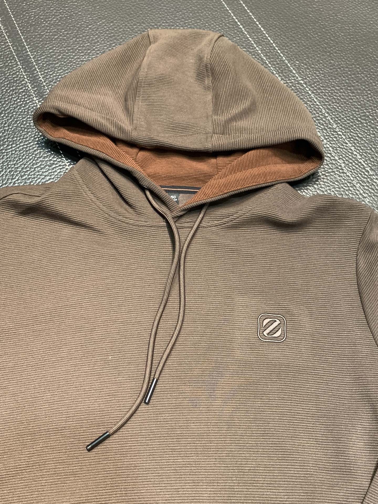 Zegna Men's casual hooded sweatshirt