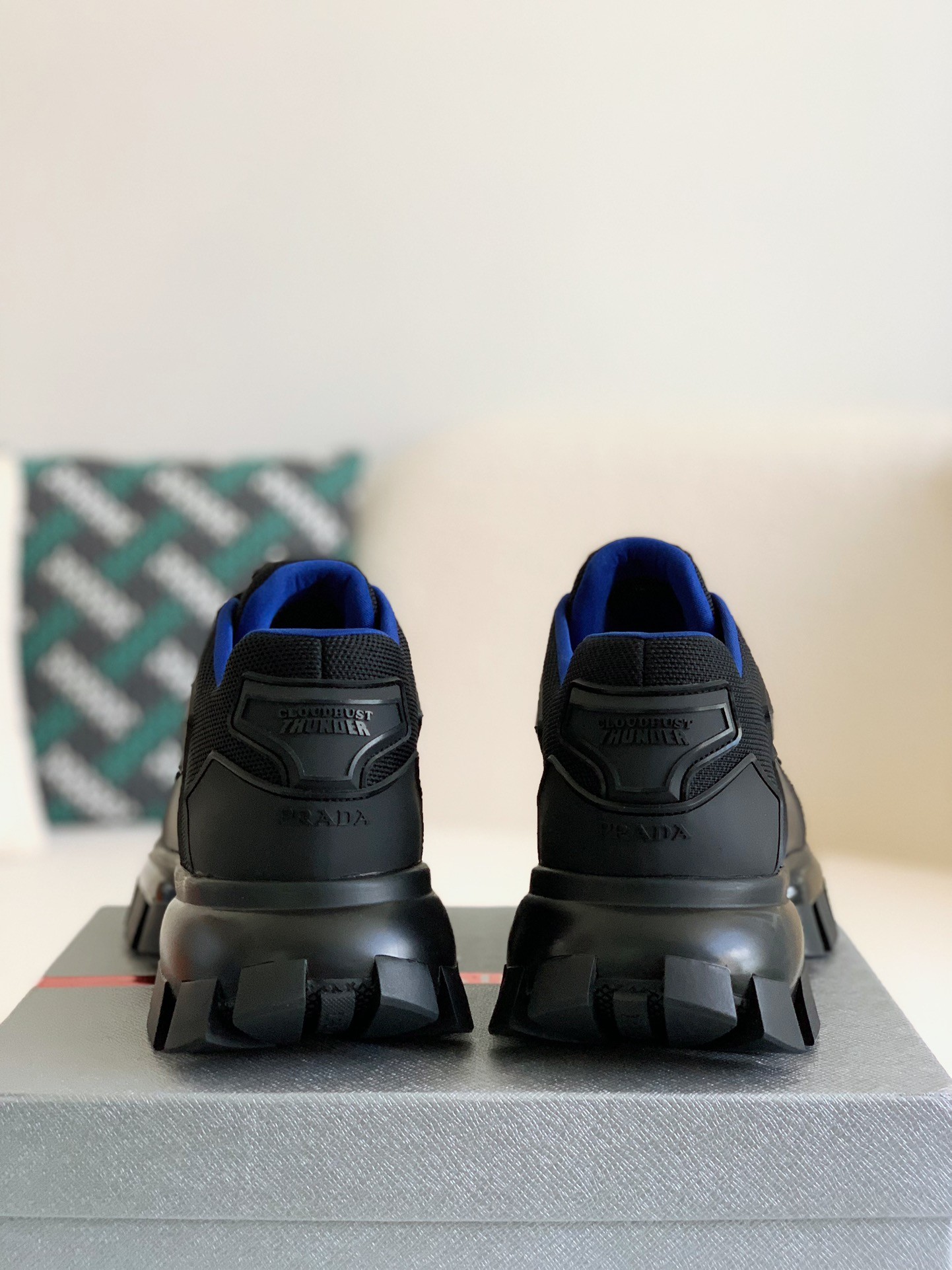 Prada Cloudbus Thunder technology fabric sneakers