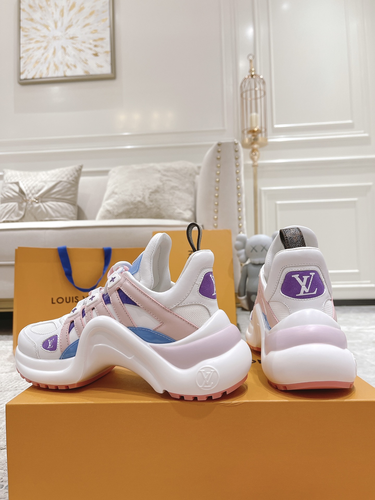 Louis Vuitton Archlight Donkey Brand Louis Vuitton Casual Sports Dad Shoes