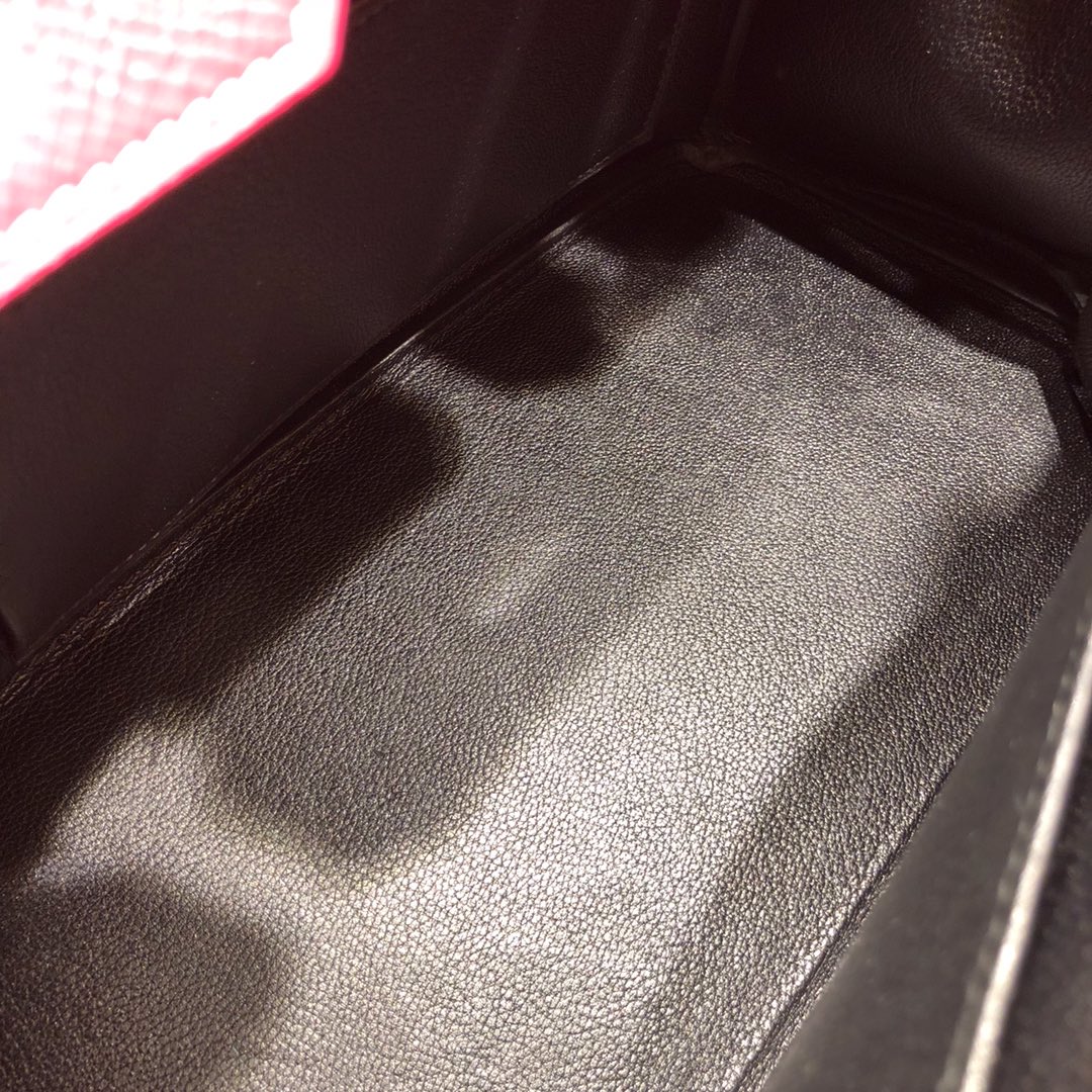 Birkin 30Cm Epsom E5 Rose Tyrien Rose spell 89 Noir black gold buckle top craftsmanship hand stitching waxed thread