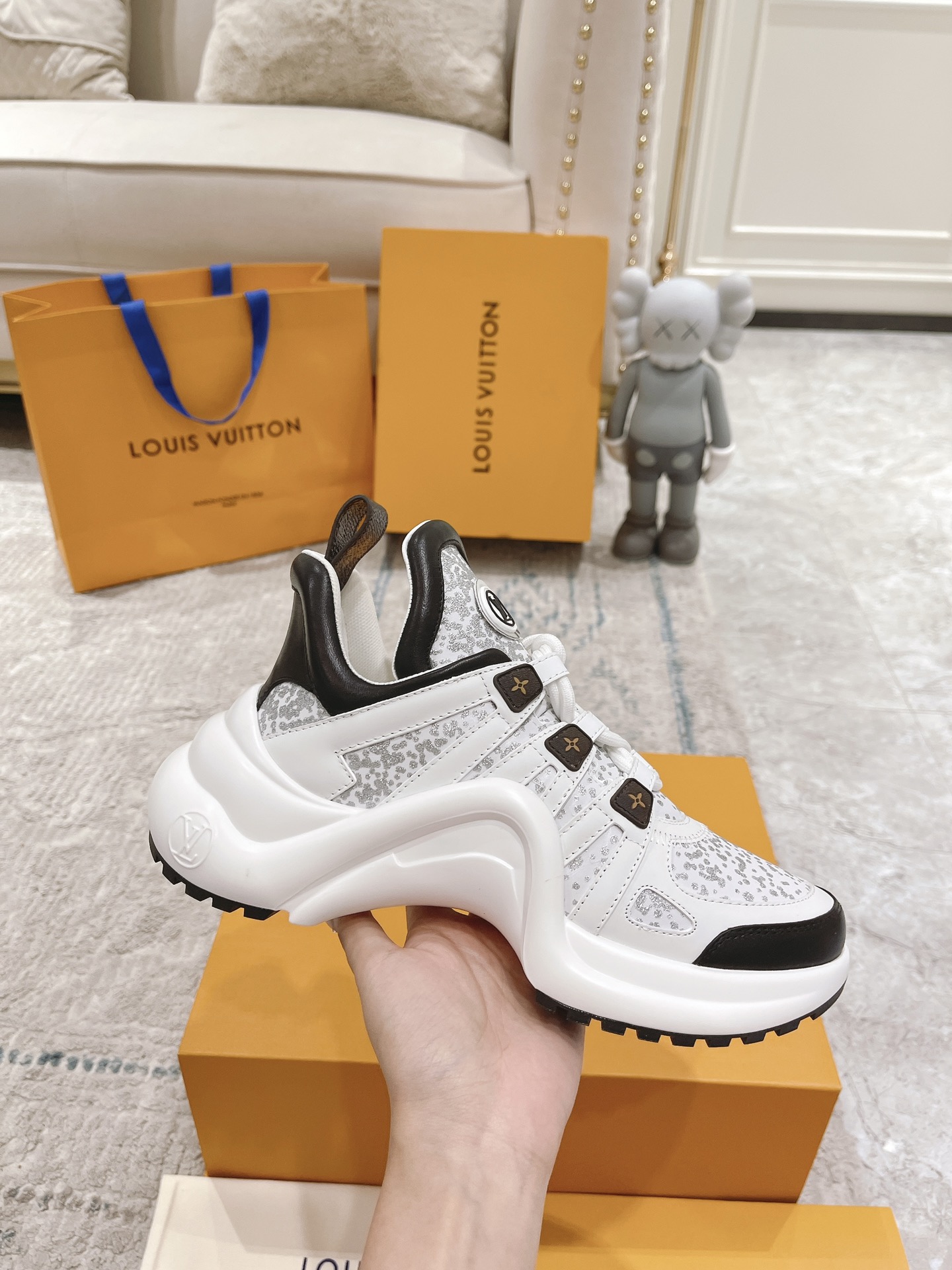 Louis Vuitton Archlight Donkey Brand Louis Vuitton Casual Sports Dad Shoes
