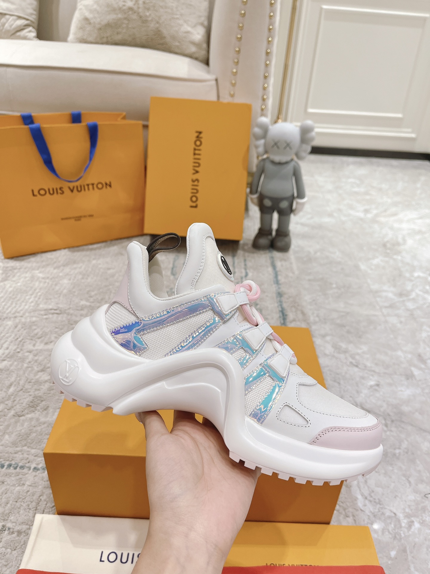 Louis Vuitton Archlight Donkey Brand Louis Vuitton Casual Sports Dad Shoes