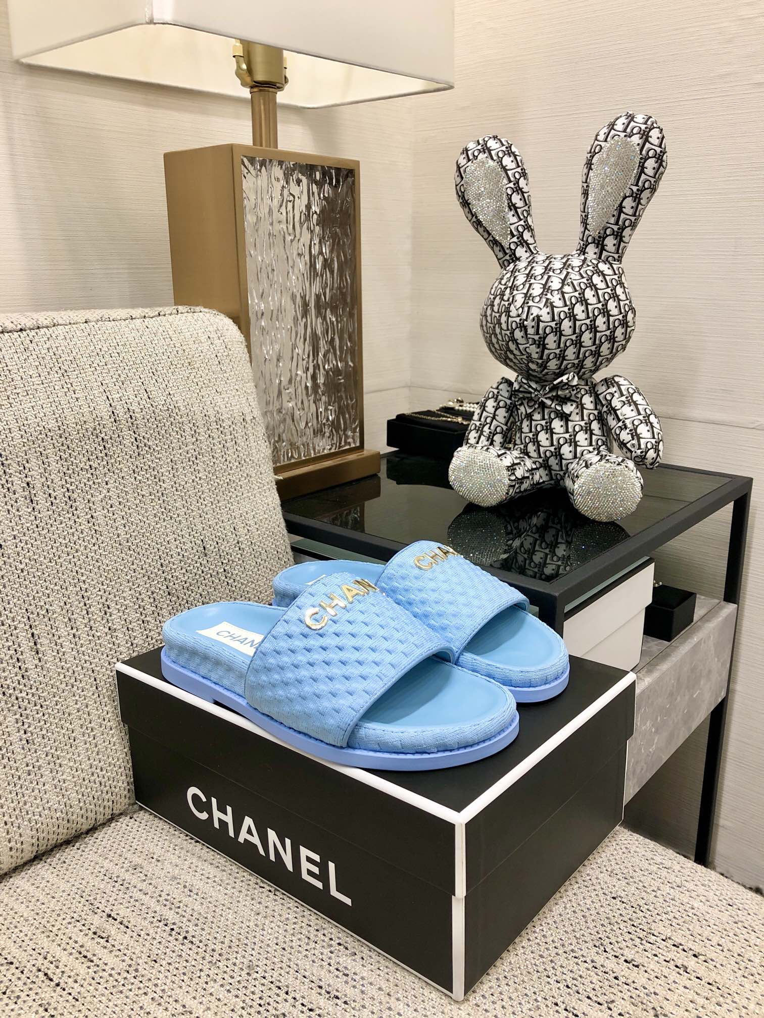 CHANEL 2022 early spring latest honey slippers fashion versatile series imported sheepskin cushioned feet