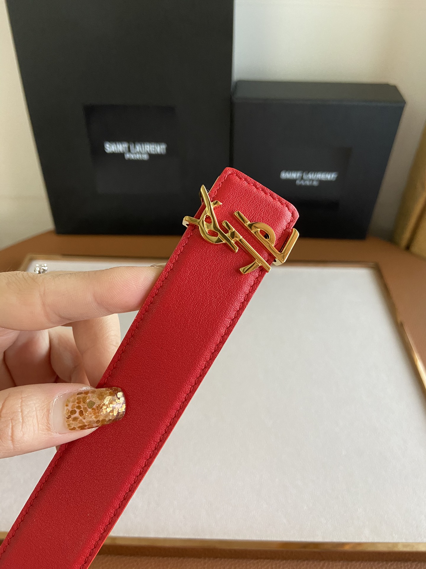 Saint Laurent YSL Misplaced Iconic Logo