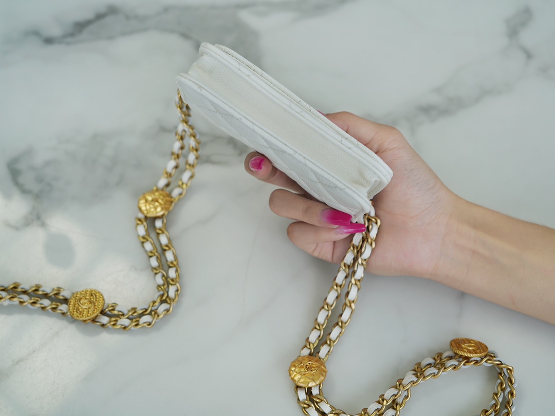 𝗖𝗛𝗔𝗘𝗡𝗟✦𝟮𝟮A Advanced Handcraft Workshop gold coin woc mini white