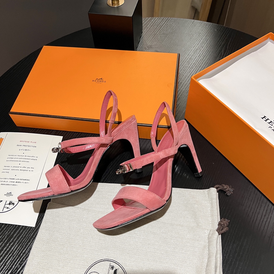 Hermes classic H high-heeled sandals series