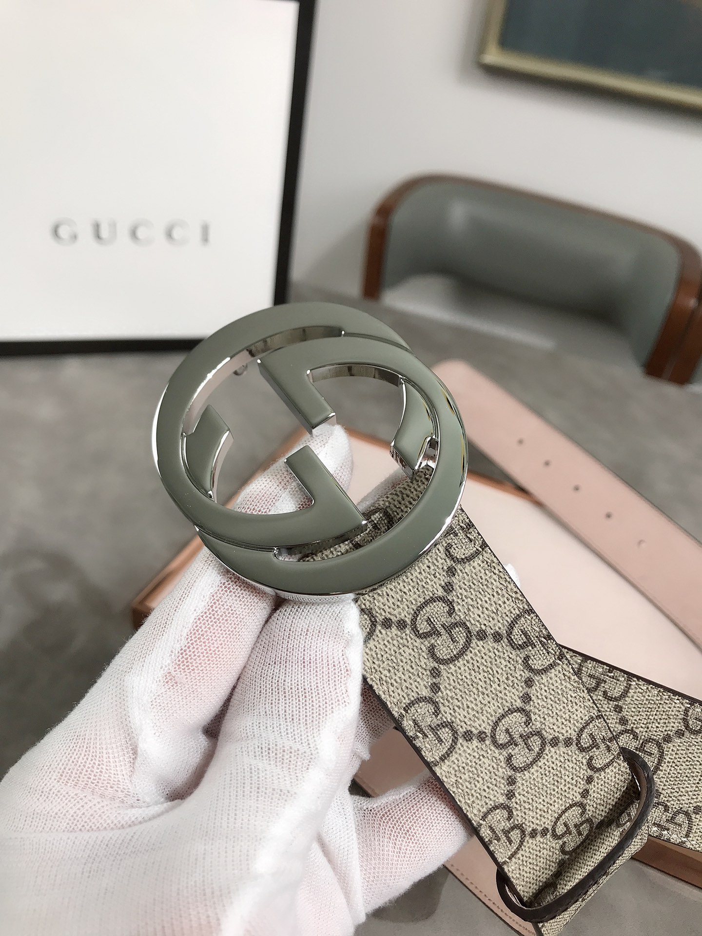 GUCCI classic double G belt