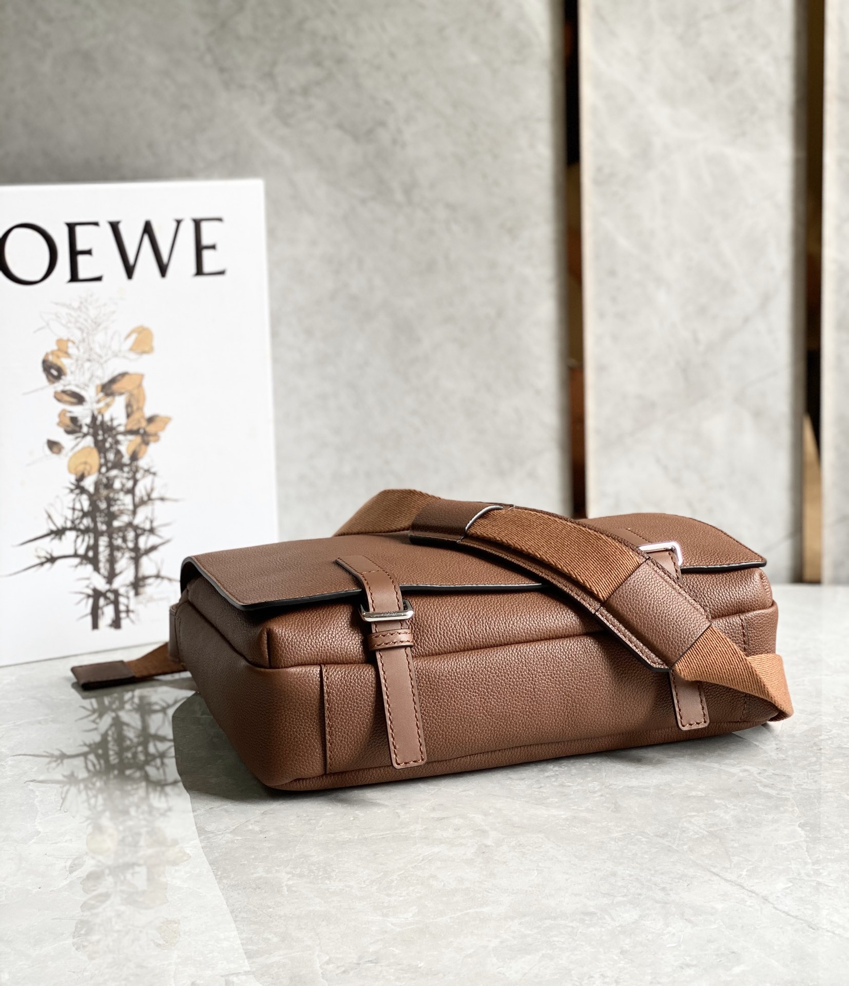 LOEWE latest military messenger bag