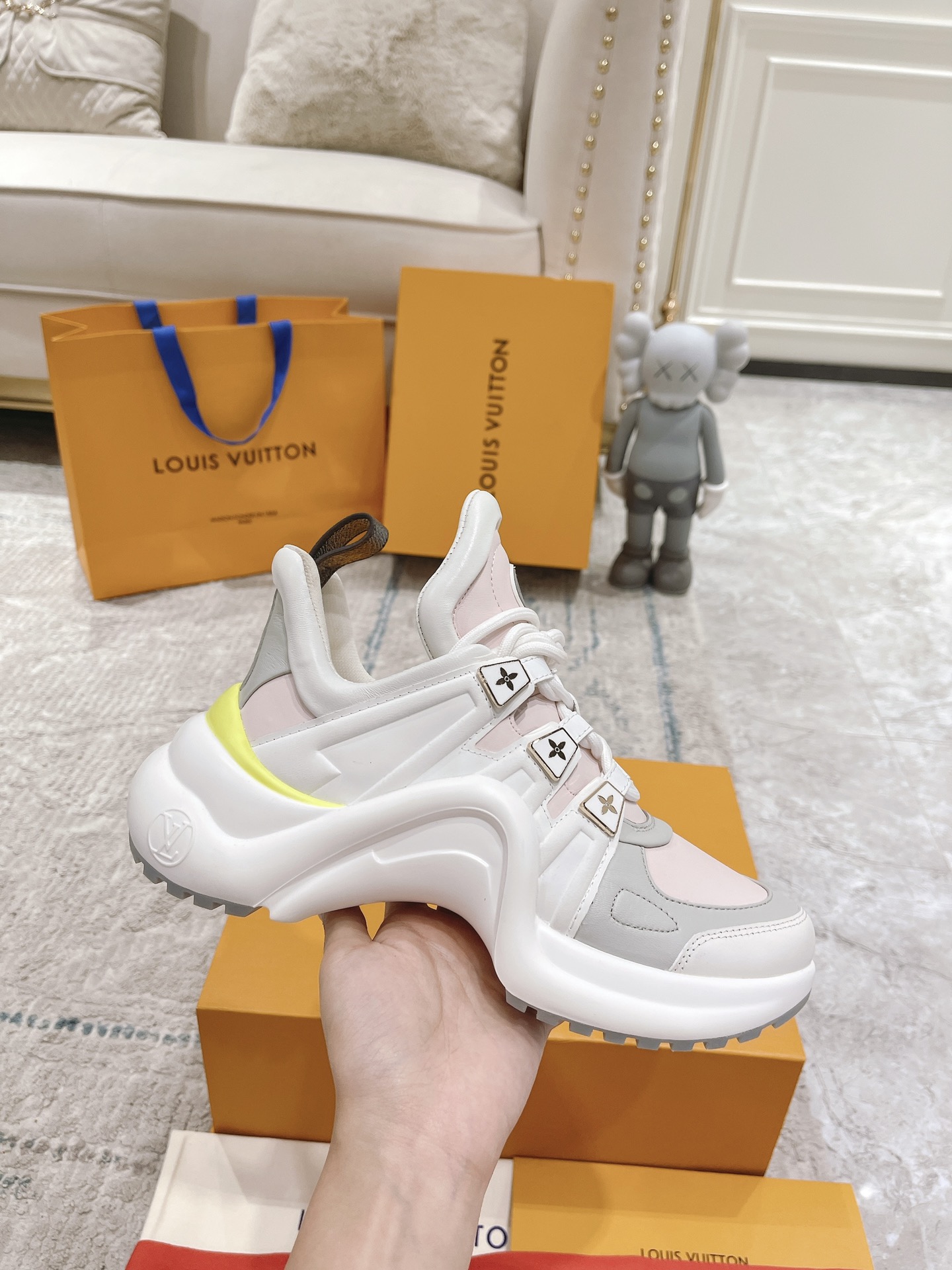 Louis Vuitton Archlight Donkey Brand Louis Vuitton Casual Sports Dad Shoes