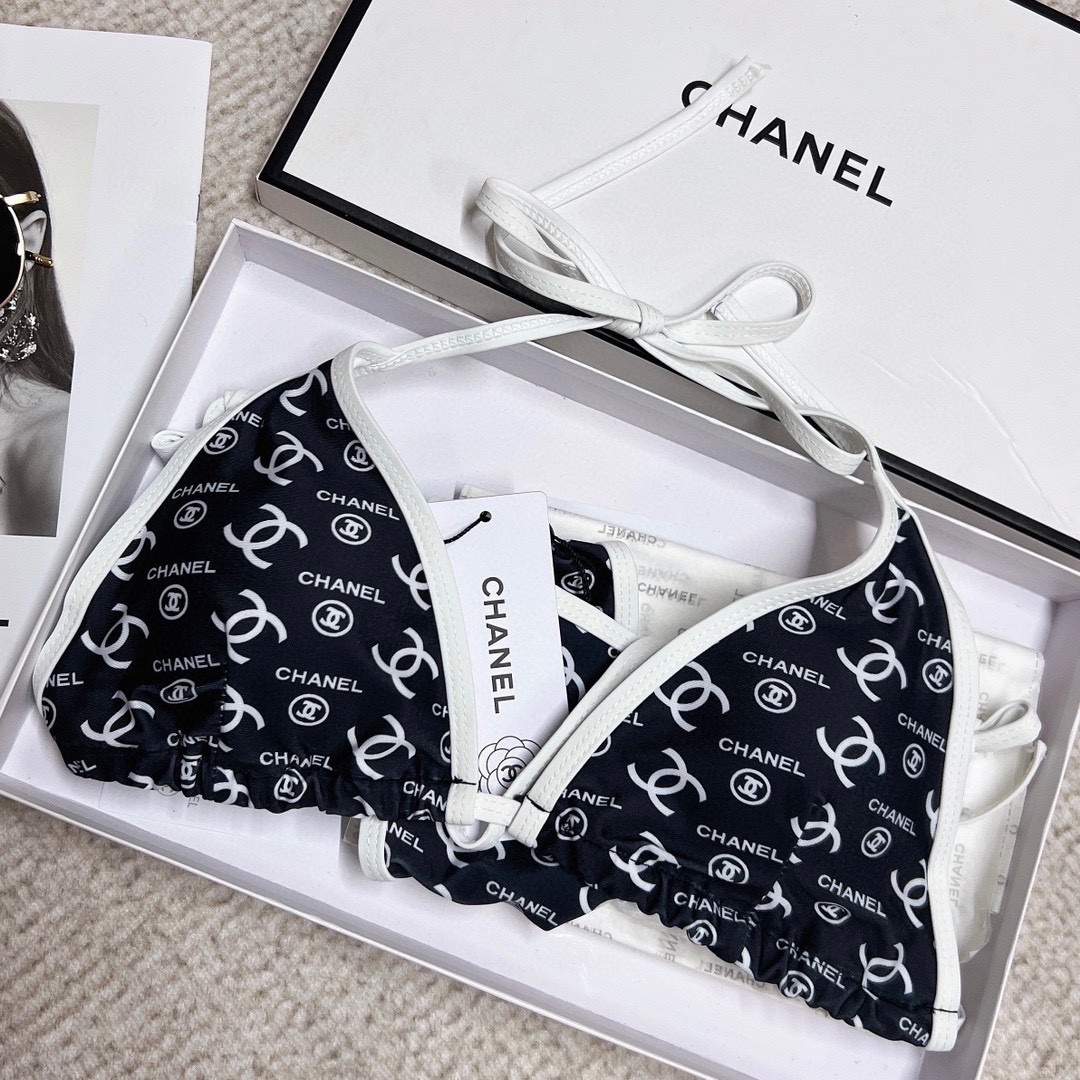Chanel new printed bikini