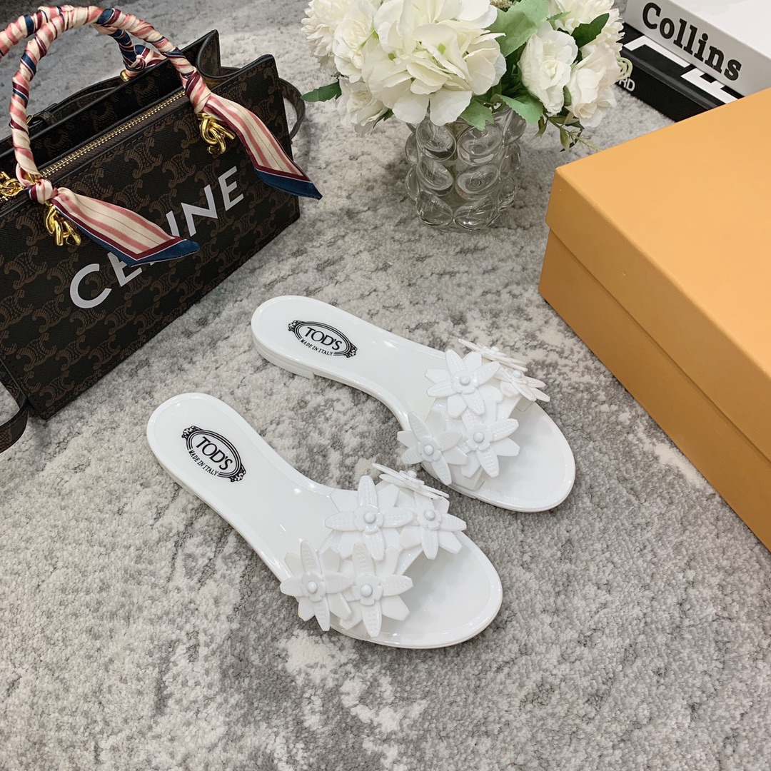TOD'S 𝙏𝙊𝘿𝙎 2021 summer classic explosive new fabric counter PVC material summer to the beach vacation the best choice