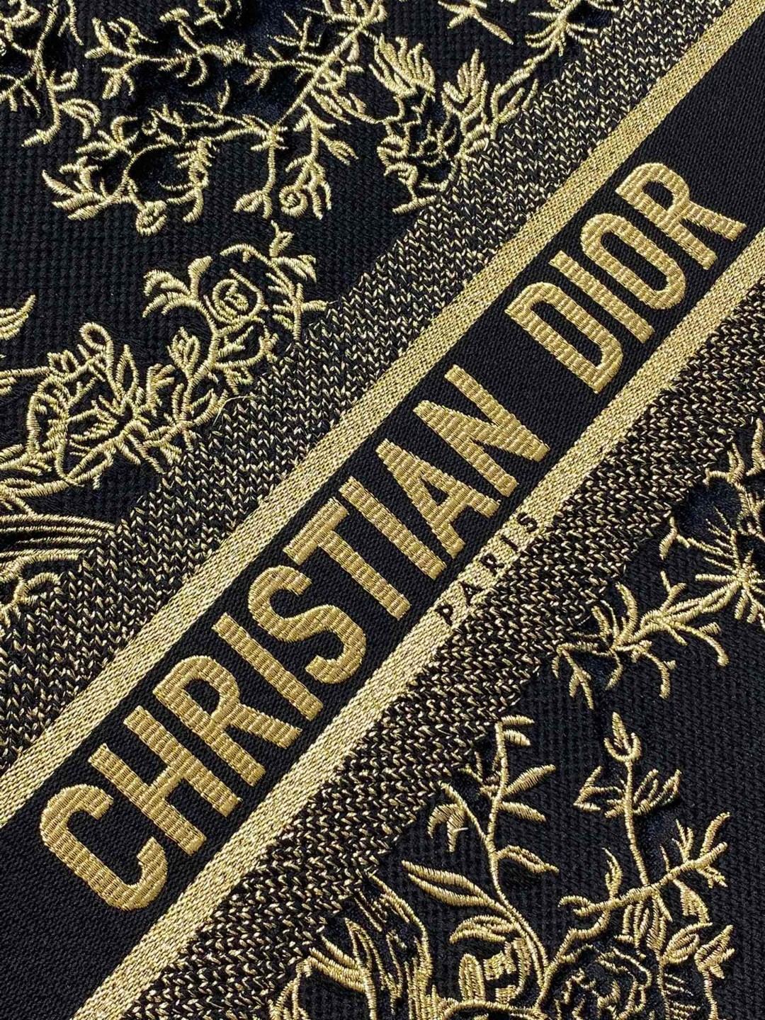 DIOR TOTE Limited Edition Gold Silk Line Collection