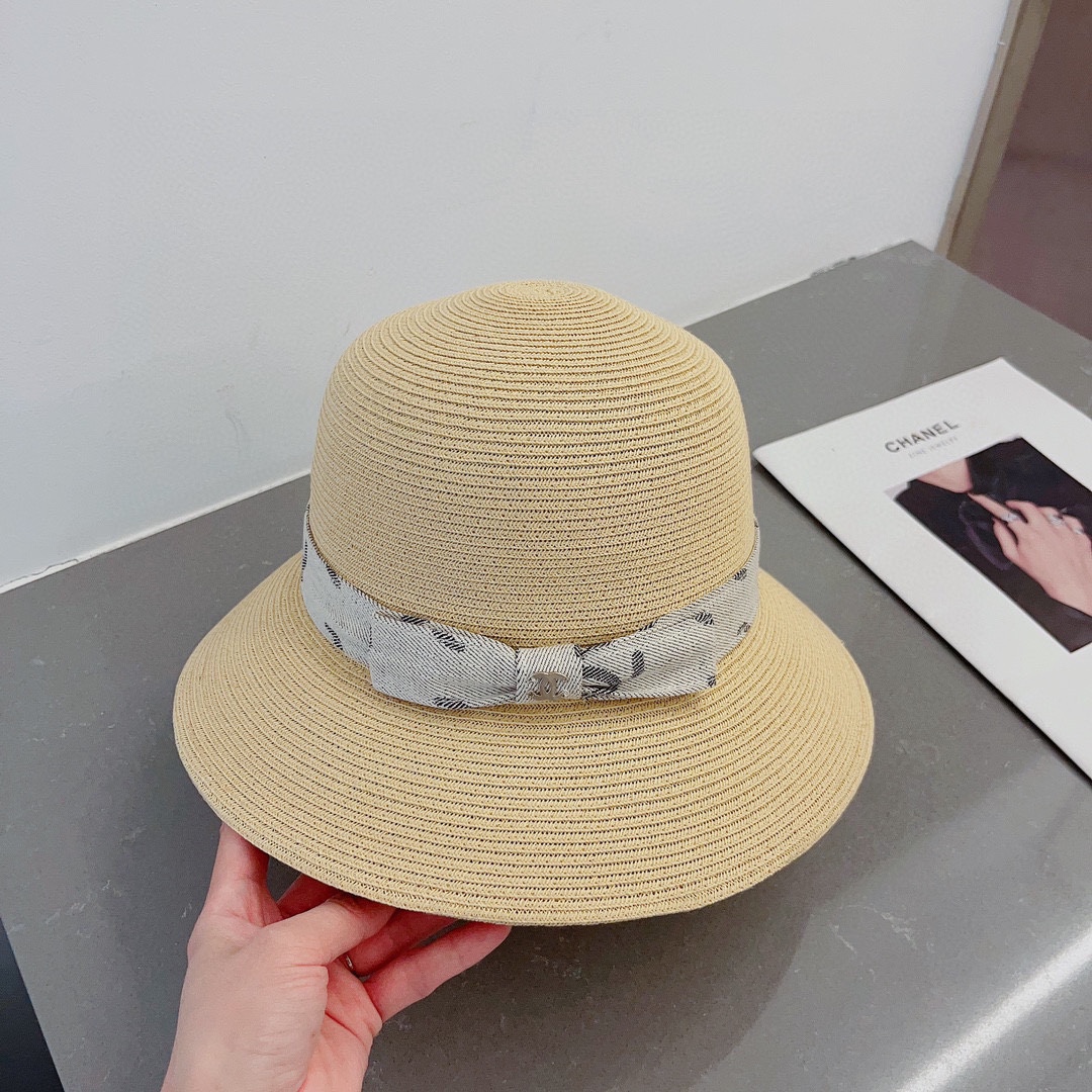 chanel straw hat, sun hat, sun visor beach hat