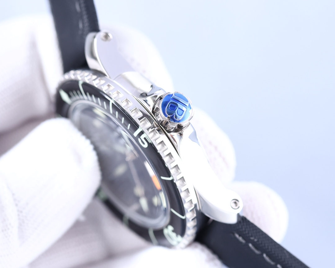 Blancpain-Tw Manufacture Blancpain Fifty Fathoms 16 stainless steel metal case with sapphire bezel mirror