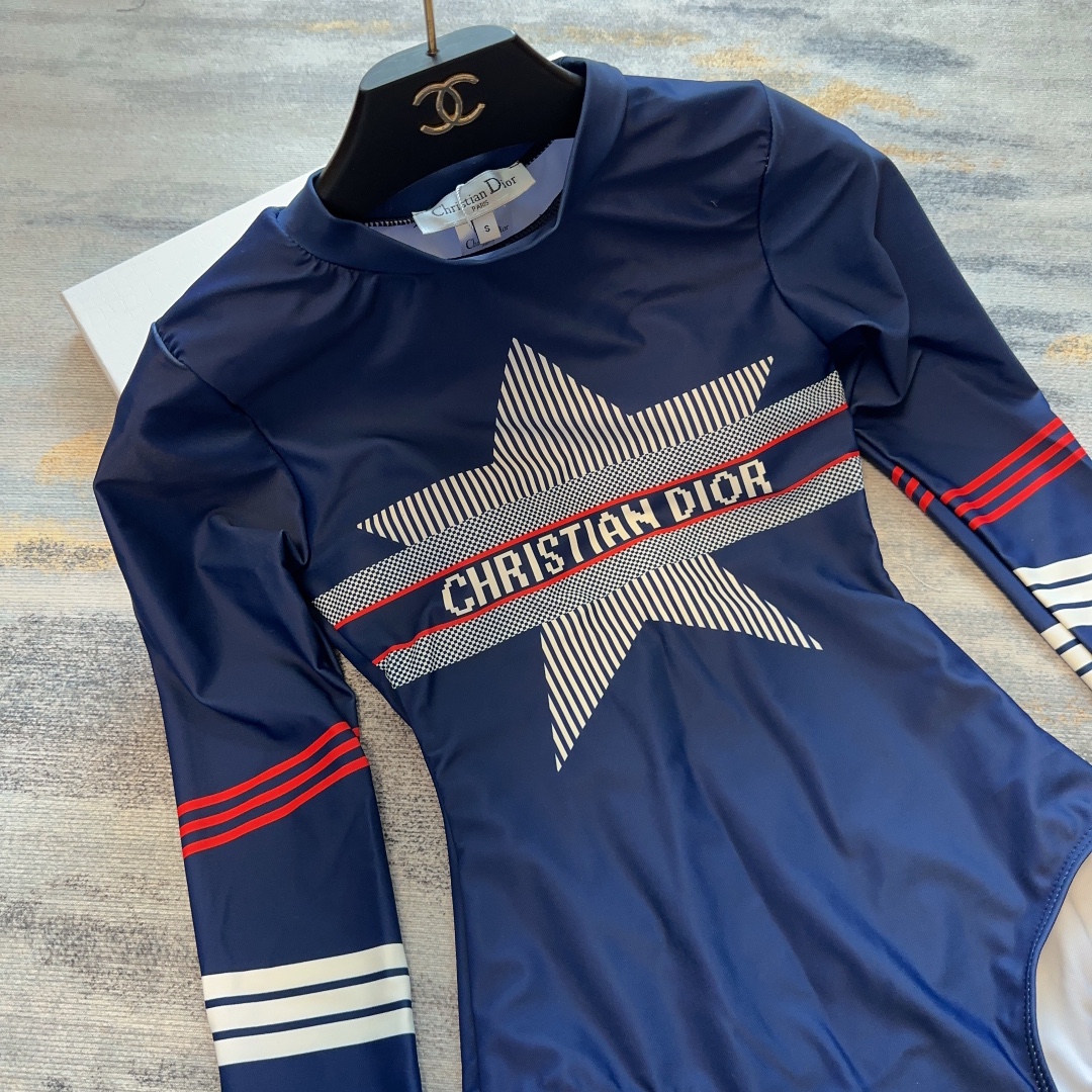 Dior Alpine Long Sleeve Swimsuit