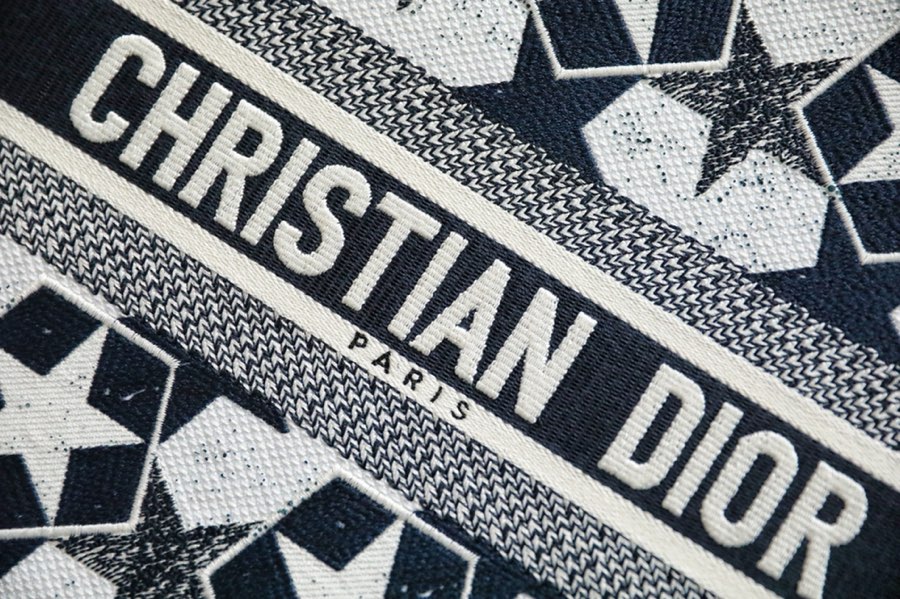 DIOR TOTE blue small five stars