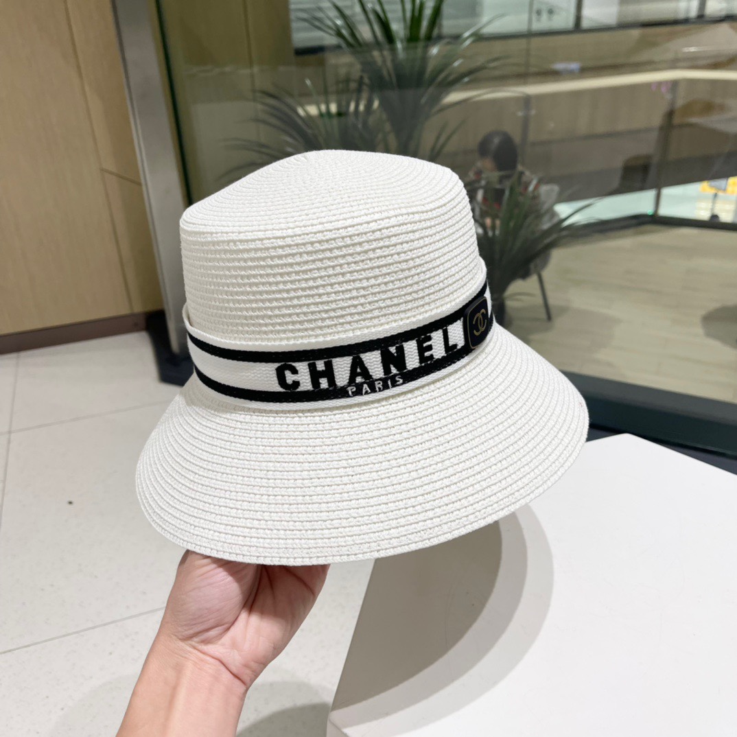 Chanel 2023 summer new straw hat