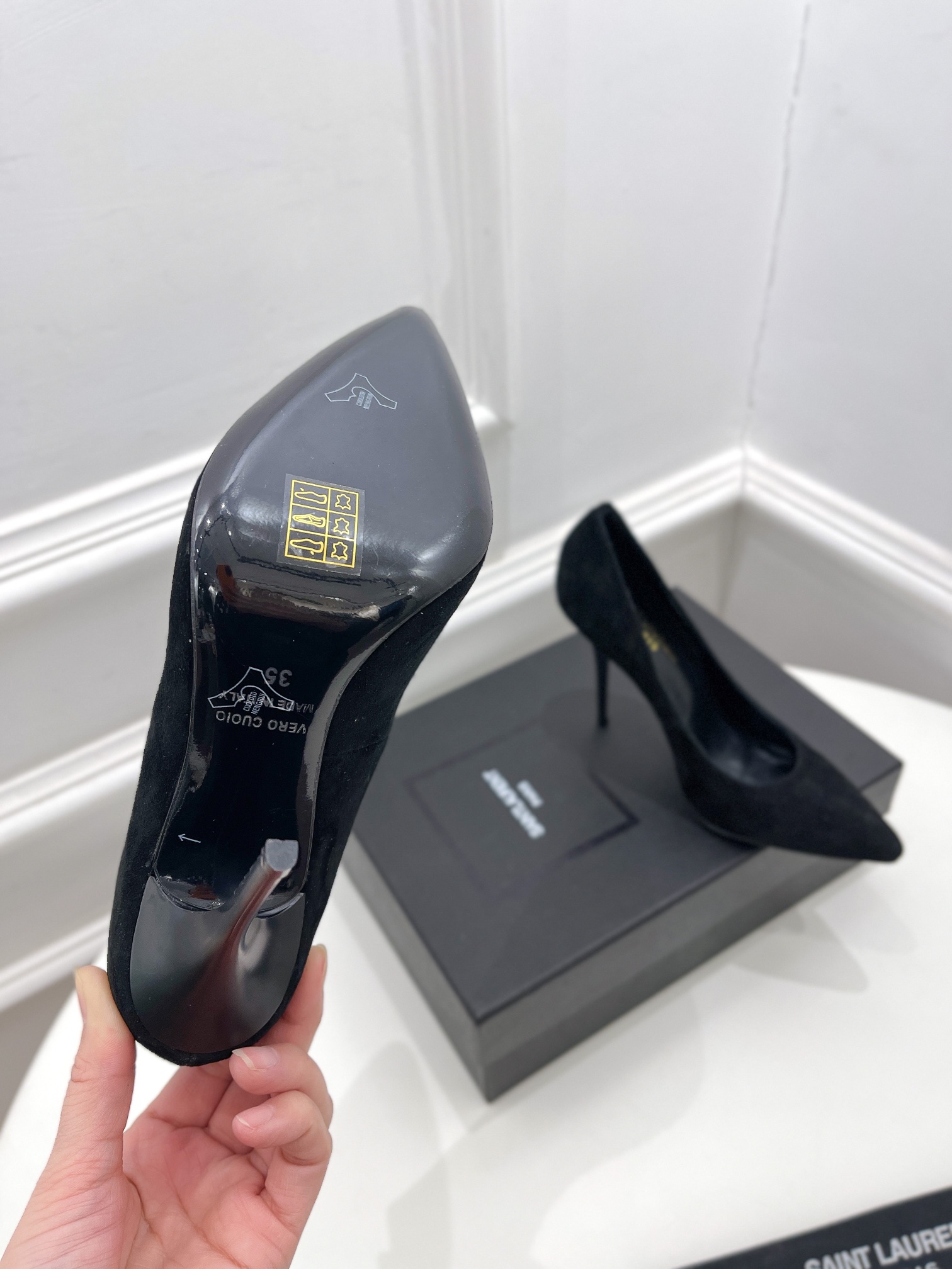 𝙎𝙖𝙞𝙣𝙩 𝙇𝙖𝙪𝙧𝙚𝙣𝙩 | 𝟐𝟎𝟐𝟏/𝐒𝐒 𝐧𝐞𝐰 YSL｜Roland 2022/fw early spring new baked high heels