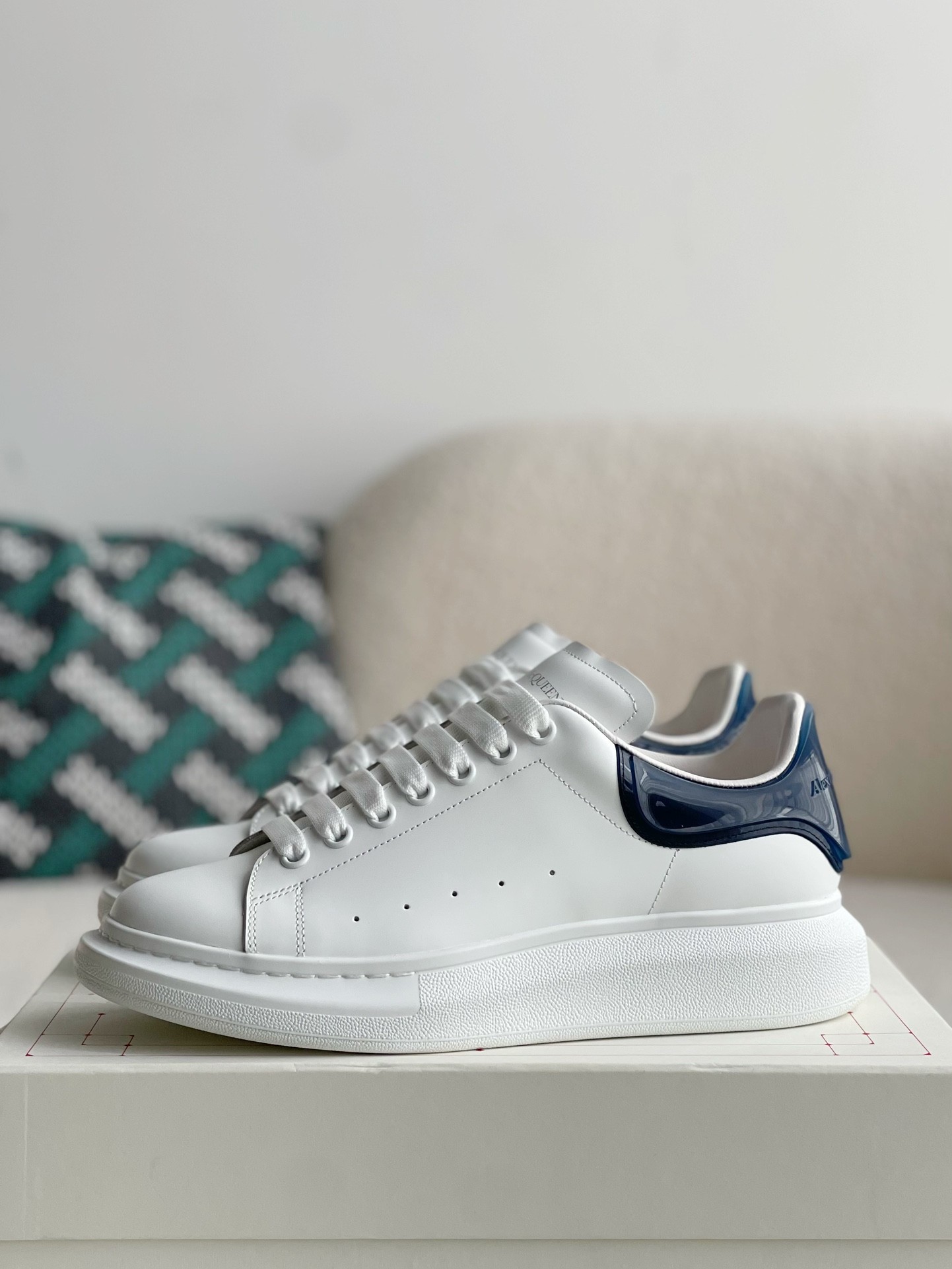Alexander McQueen MQ Jelly Dark Blue Tail Sneakers