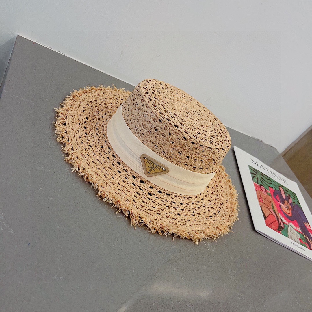 PRADA raffia hat