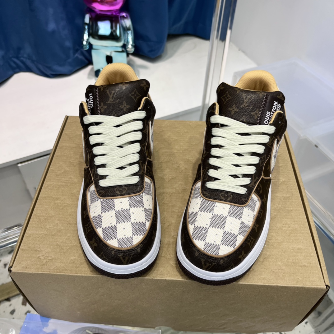 Louis Vuitton x NIKE Air force1 22ss Heavy Joint