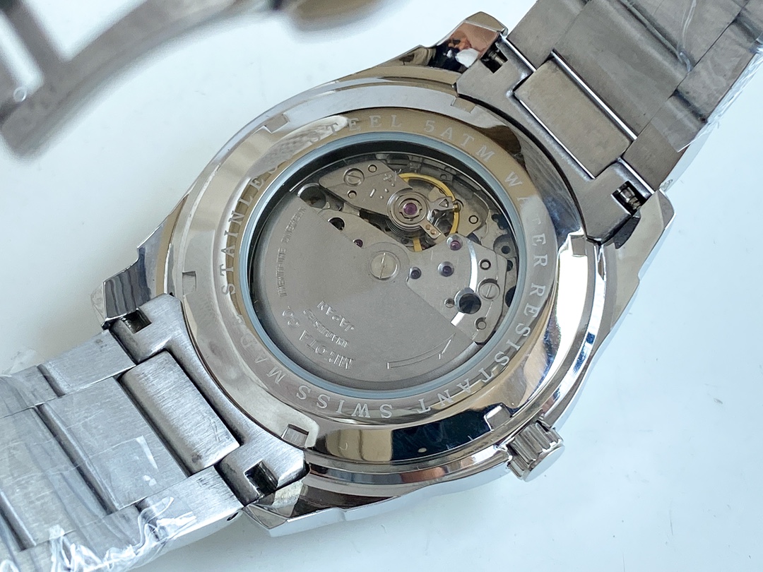 IWC- Fine men's watches Imported Citizen mechanical movement, top 316 stainless steel case and strap