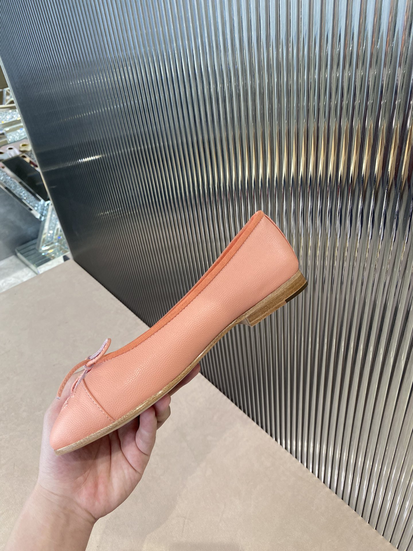 CHANEL ballet shoes Imported custom leather Italy imported leather outsole