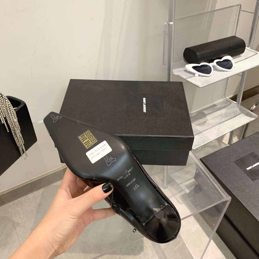 𝙎𝙖𝙞𝙣𝙩 𝙇𝙖𝙪𝙧𝙚𝙣𝙩 | 𝟐𝟎𝟐𝟐/𝐒𝐒 𝐧𝐞𝐰 YSL｜Saint Laurent Metal Toe Series New High Heeled Boots