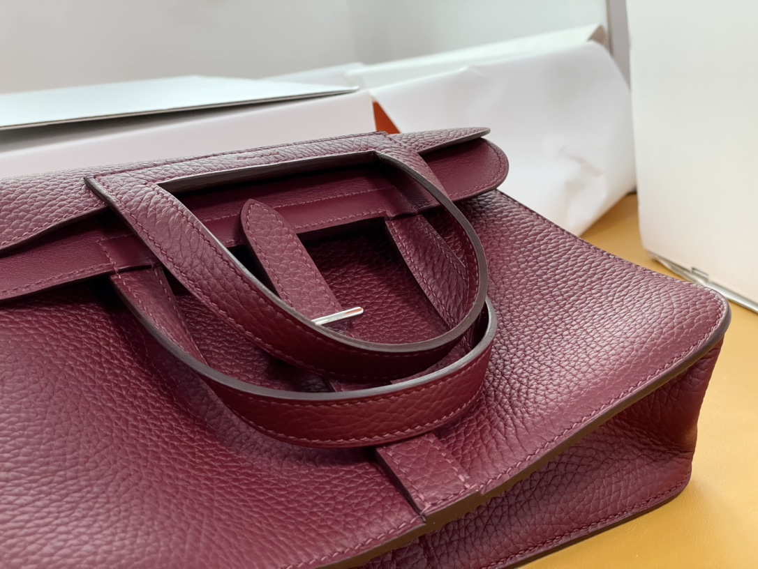 halzan 25 bordeaux burgundy TC leather
