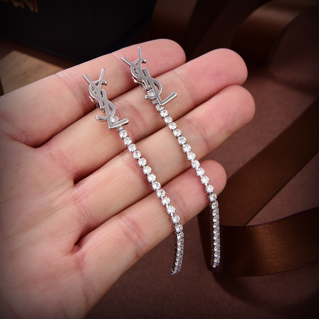 Saint Laurent YSL earrings studs