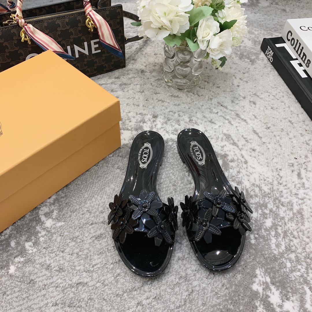 TOD'S 𝙏𝙊𝘿𝙎 2021 summer classic explosive new fabric counter PVC material summer to the beach vacation the best choice