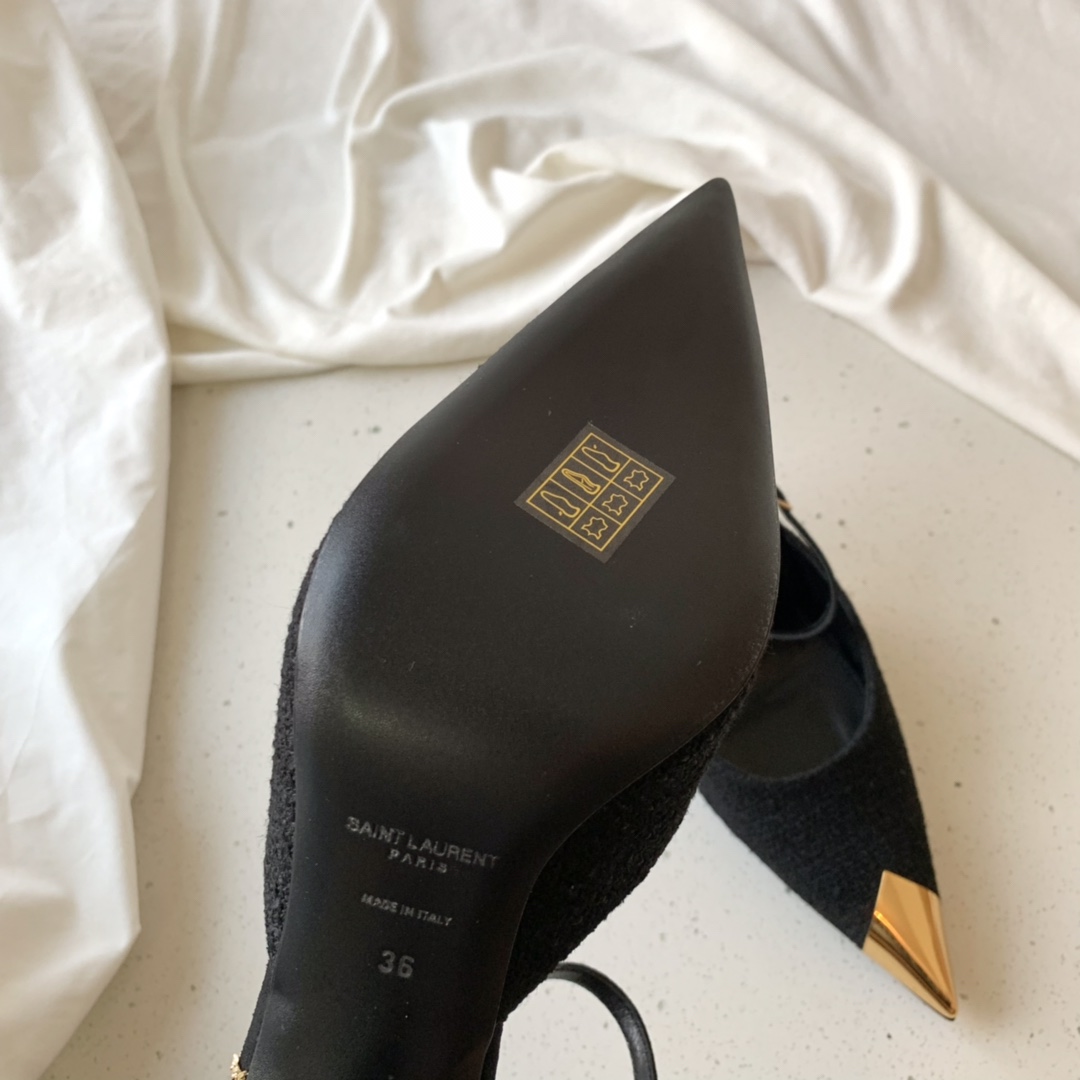 ππππ£π© πππͺπ§ππ£π© | ππππ/ππ π§ππ° YSLο½Saint Laurent 2022 early spring hot YSL absolute absolute sub metal chain high heels