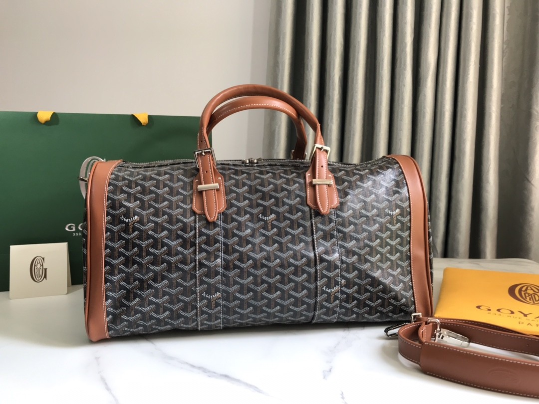 Goyard travel bag fitness bag, top quality! Size: 48 * 23 * 24cm