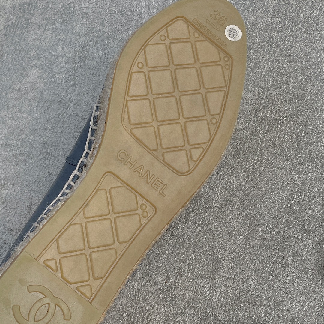 CHANEL fisherman shoes custom mixed sheepskin imported leather embryo leather upper soft inner cushion sheepskin