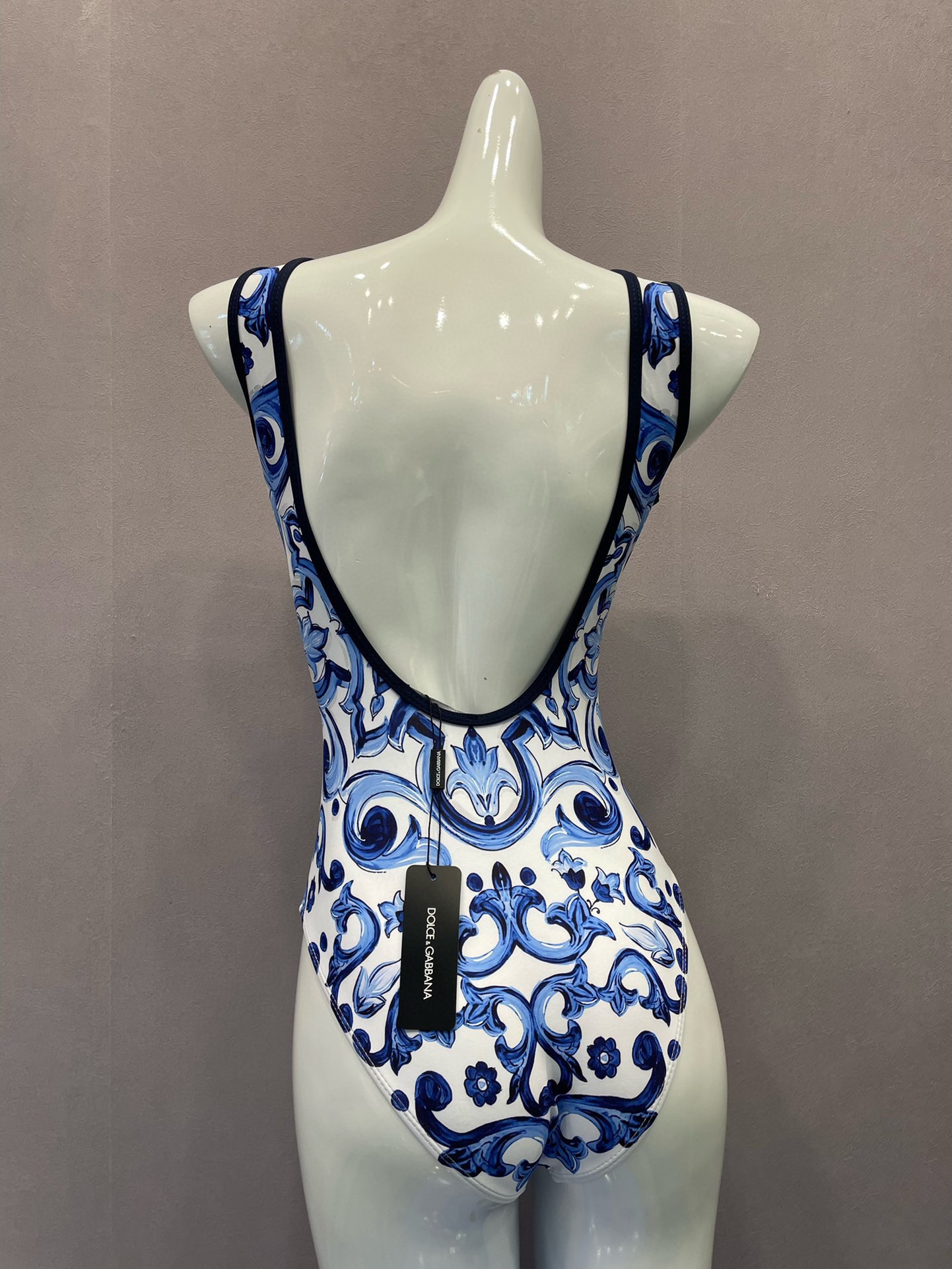 DG new print one-piece swimsuit