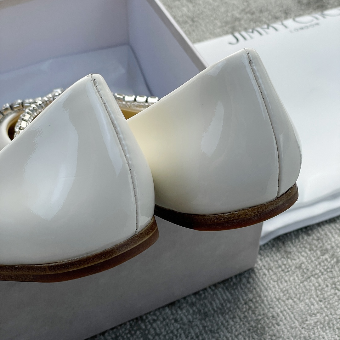 Jimmy Cho*o rhinestone pointed shoes