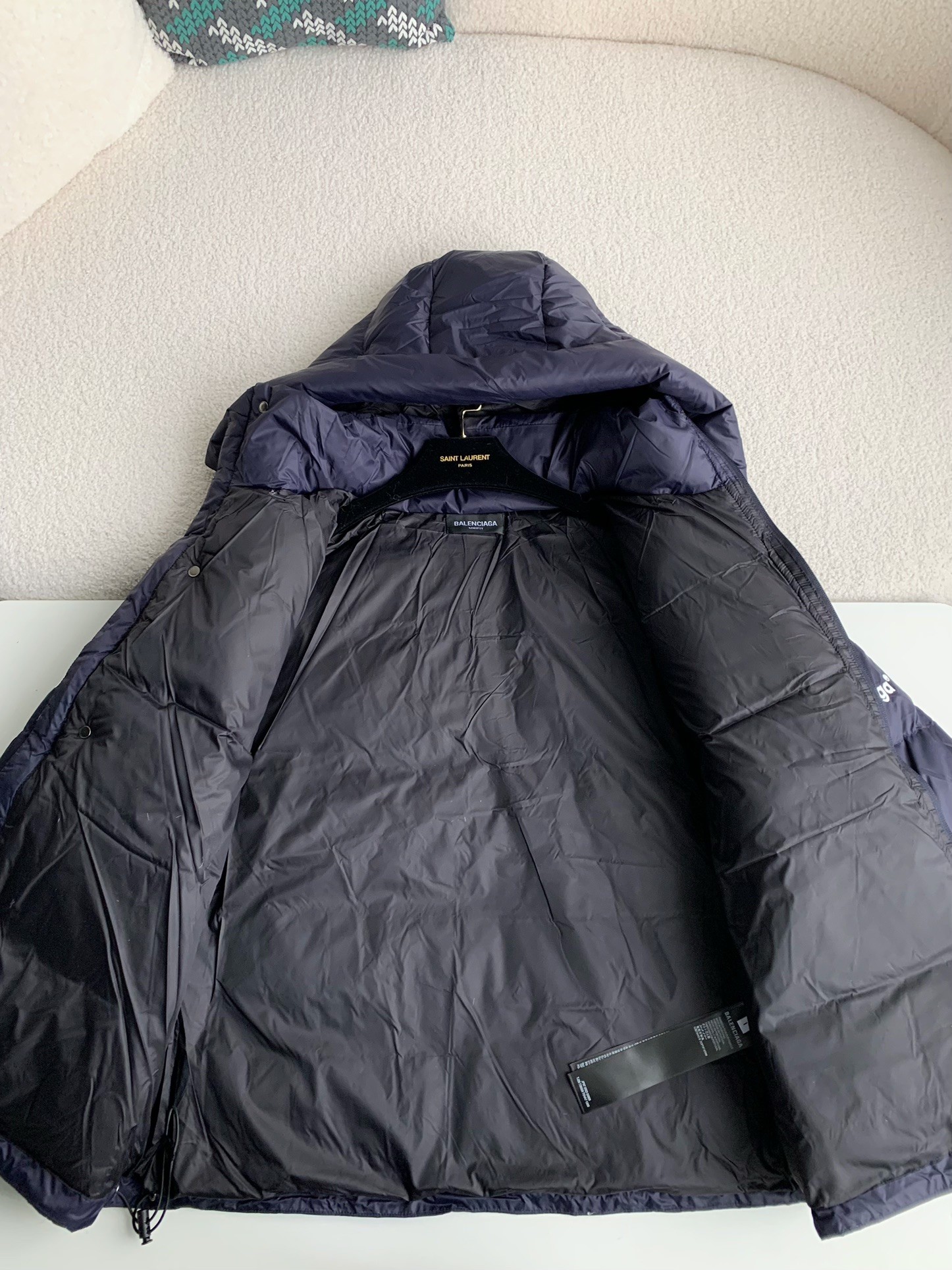 Balenciaga Short men's down jacke