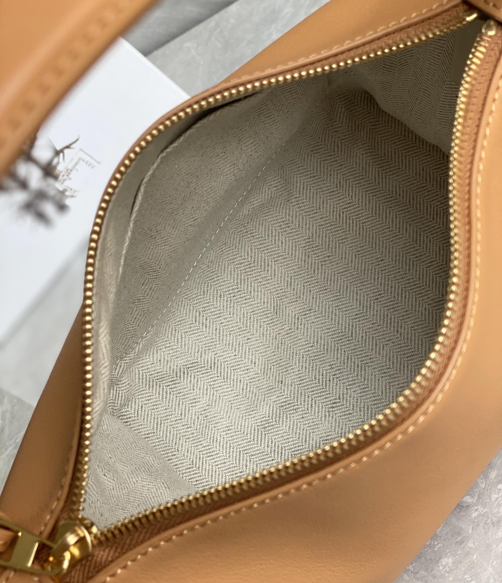 LOEWE cubi full leather lunch box bag