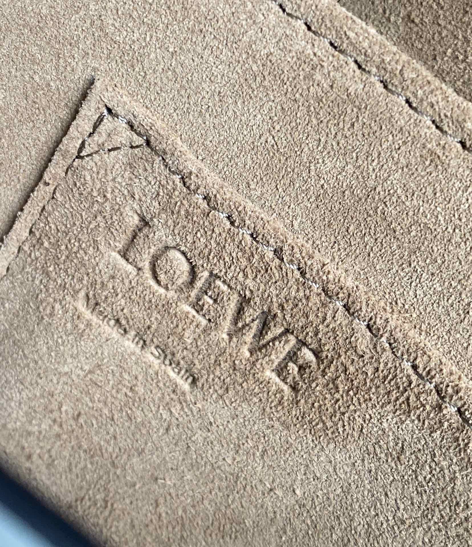 LOEWE upgraded letter wide shoulder strap saddle bag