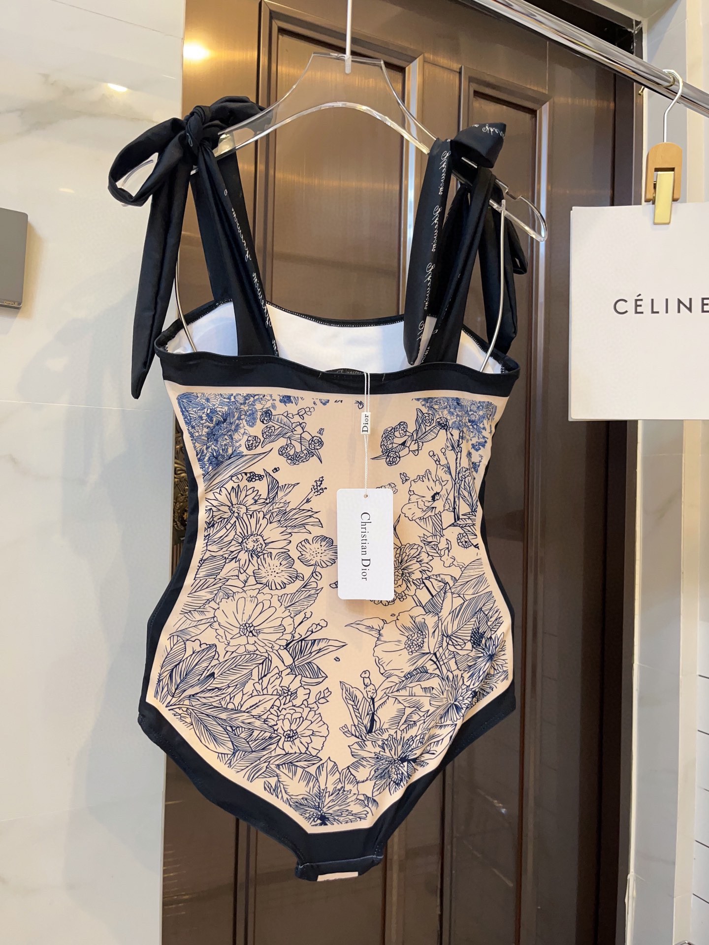 Dior one-piece swimming costume