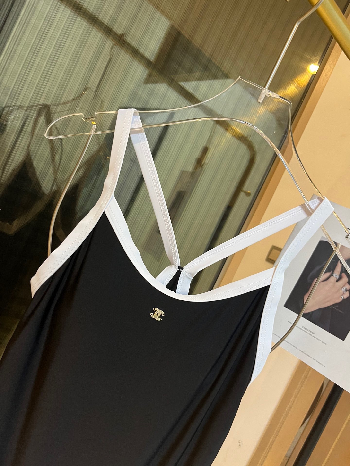 CHANEL One-piece swimming costume bikini