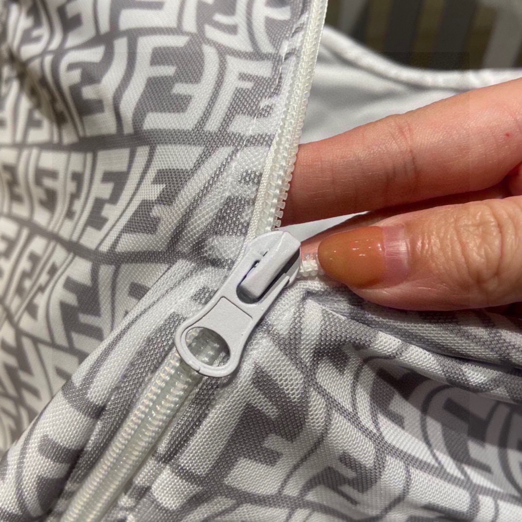 Fendi long-sleeved one-piece sun protection swimming costume