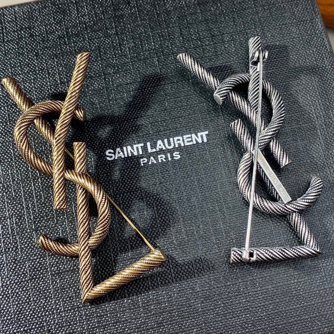 Saint Laurent YSL brooch